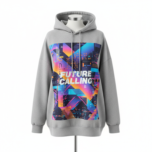 Graphic Print Hoodie