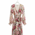 Women's Floral Wrap Dress