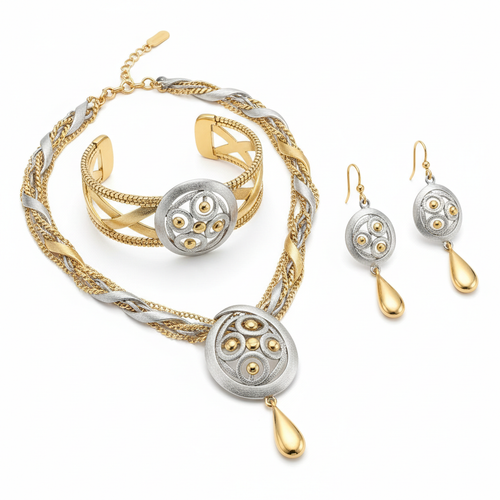 Gold & Silver Jewellery Set
